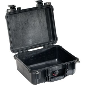 Pelican 1400 Small 13x11x6in Protector Waterproof Carry Case, Black, No Foam
