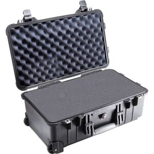 Pelican 1510 Carry On 22x13x9in Wheeled Protector Case, Black w/ Foam 1510-000-110