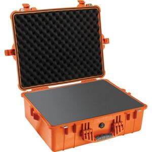 Pelican 1600 Protector Pressurized 24x19x8in Case, Orange w/Foam 1600-000-150