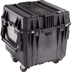 Pelican 340 Watertight Protector 18in Cube Case w/ Wheels, Foam - Black