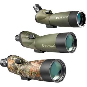 Barska 20-60x60mm WP Blackhawk Porro Waterproof Spotting Scope, Angled, Green AD11284