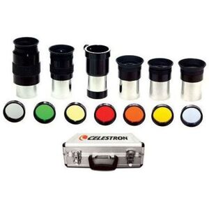 Celestron Telescope Eyepiece and Filter Kit, 1.25in, Case, 94303