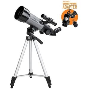 Celestron Travel Scope 70DX, 10-168x Portable Telescope, Gray/Black, 22035