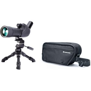 Vanguard Vesta 560A 15-45x60mm Angled Spotting Scope Kit w/ Tabletop Tripod and Soft-Sided Carrying Bag, Black, Vesta 560A