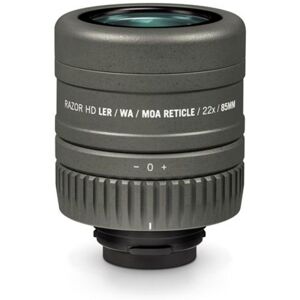 Vortex HD 22x Reticle Spotting Scope Eyepiece, Razor HD 27-60x85mm, MOA Reticle, Green, 3.1in, 11.5oz, RS-85REA