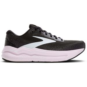 Brooks Ghost Max 2 Road Running Shoes - Women's, Black/White/Orchid Ice, 7.0 US/Medium, 1204201B077.070