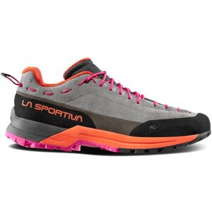 La Sportiva TX Guide Leather Approach Shoes - Women's, Grey/Cherry Tomato, 40, 27T-901322-40