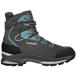 Lowa Mauria Evo GTX Hiking Shoes - Women's, WIde, Anthracite/Turquoise, 5, 197827019275