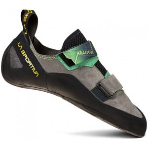 La Sportiva Aragon Climbing Shoes - Men's, Clay/Jasmine Green, 43.5, Medium, 30B-909717-43.5