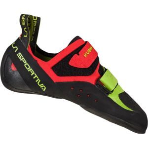 La Sportiva Kubo Climbing Shoes - Men's, Goji/Neon, 34.5, ZFCS024-R14E20-34.5