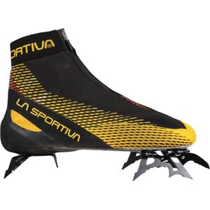 La Sportiva Mega Ice Evo Climbing Shoes - Men's, Black/Yellow, 41, ZFCS031-K00Y00-41
