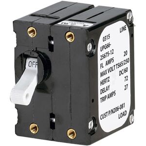 Paneltronics 'A' Frame Magnetic Circuit Breaker - 5 Amps - Double Pole, 206-078S
