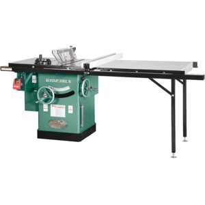 Grizzly Industrial 10in. 3 HP 240V Cabinet Left-Tilting Table Saw with Extension Table, G1023RLX
