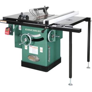 Grizzly Industrial 10in. 5 HP 240V Cabinet Left-Tilting Table Saw, G1023RLWX