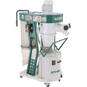 Grizzly Industrial 2 HP Portable Cyclone Dust Collector, G0861