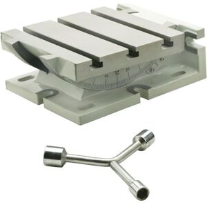 Grizzly Industrial 7in. x 7in. Horizontal / Vertical T Slot Tilting Table, T10221