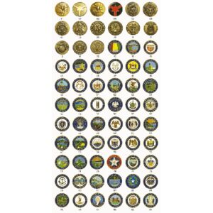 ASP State Seal Logo Handcuff Key Guardian 2, Gold - Idaho 56852