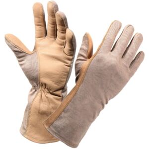 Rothco G.I. Type Flame & Heat Resistant Flight Gloves, Desert Sand, 12, 3474-DesertSand-12