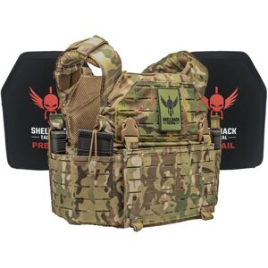 Shellback Tactical Rampage 2.0 Body Armor Kit with Level III+ Model P5mmSAO Plates, Multicam, One Size, SBT-9031-P5MM-MC