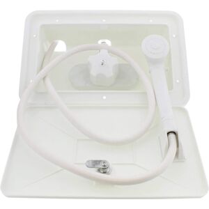 Empire Brass RV Single Lever Exterior Shower Box Kit, White, SHWRBOX-1-WHT
