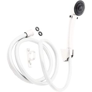 "Empire Brass RV Vinyl All Purpose Shower Kit With 60 Hose, White, CRD-U-APS60W"