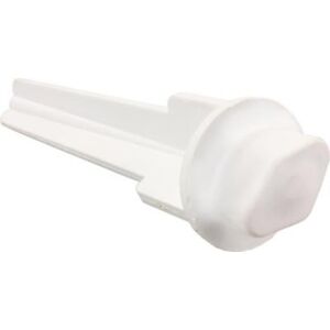 JR Products Lavatory Sink Stopper, White, 95335