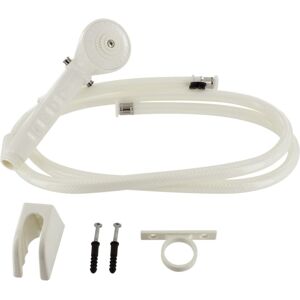 Phoenix Faucets By Valterra Single-Function Handheld Shower Kit With 60 Vinyl Hose And Trickle Shut-Off, White, PF276024"