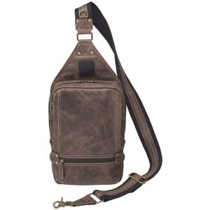 Gun Tote'n Mamas GTMCZY108 Sling Backpack Leather Brown Includes Standa
