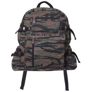 Rothco Jumbo Vintage Canvas Backpack, Tiger Stripe Camo, 9712-TigerStripeCamo