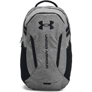 Under Armour Hustle 6.0 Storm Backpack, Castlerock Full Heather/black/black - 1384672026OSFM