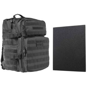 Vism Assault Backpack w/11x14in Level IIIA Hard Ballistic Plate, Urban Gray, BUFLCBAU2974-A