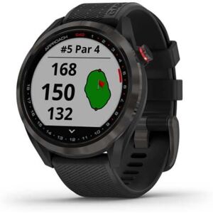 Garmin Approach S42 GPS Smartwatch, Carbon Gray with Black Band, 010-02572-10