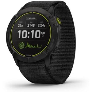 Garmin Enduro Watches, Black DLC Body with Nylon Band, 010-02408-01