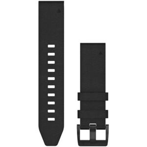 Garmin Fenix 5 Plus 22mm QuickFit Leather Band, Black, 010-12740-01