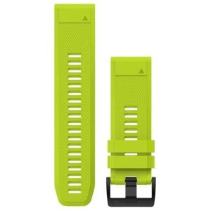Garmin Fenix 5x 26mm QuickFit Amp Silicone Band, Yellow, 010-12517-01