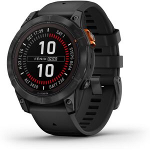 Garmin Fenix 7X Pro Solar Edition Slate Gray with Black Band Watch, 010-02778-00