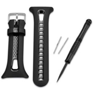 Garmin Forerunner 10 Replacement Watch Bands- black and red, Black 010-11251-18