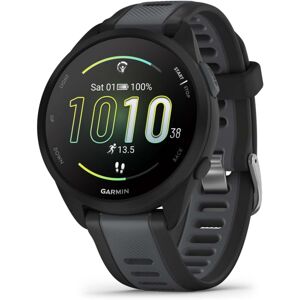 Garmin Forerunner 165 Music 43mm Watch, Black/Slate Gray, 010-02863-30