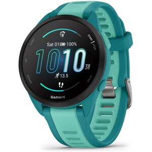 Garmin Forerunner 165 Music 43mm Watch, Turquoise/Aqua, 010-02863-32