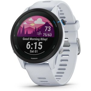 Garmin Forerunner 255 Music 46mm Watch, Whitestone, 010-02641-21