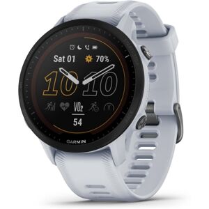 Garmin Forerunner 955 Solar Watch, 33mm Display, Silicone Strap, Whitestone, 010-02638-01