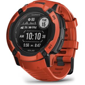 Garmin Instinct 2X Solar Watch, Flame Red, 010-02805-11