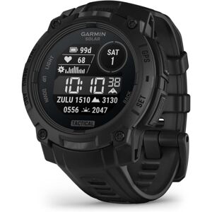Garmin Instinct 3 Solar Tactical Watch, Black, 45mm, Polymer/Aluminum, Black, Silicone, 010-02934-50