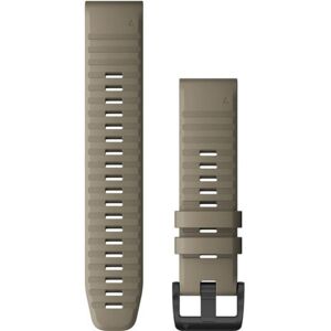 Garmin Quick Fit 22 Watch Band, Dark Sandstone Silicone, 22 mm, 010-12863-02