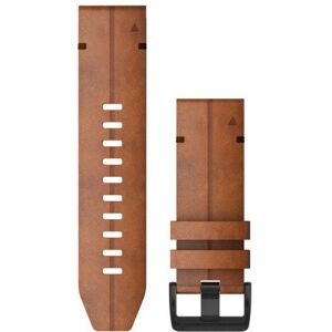 Garmin Quick Fit 26 Watch Band, Chestnut Leather, 26 mm, 010-12864-05