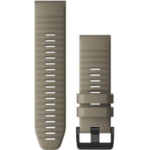 Garmin Quick Fit 26 Watch Band, Dark Sandstone Silicone, 26 mm, 010-12864-02