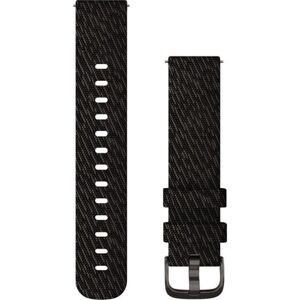 Garmin Quick Release Band, 20 mm, Black Pepper Woven Nylon w/Slate Hardware, 010-12924-13