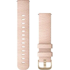 Garmin Quick Release Band, 20 mm, Blush Pink Nylon w/Rose Gold Hardware, 010-12924-12