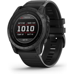 Garmin Tactix 7 Standart Edition Premium Tactical GPS Watches with Silicone Band, Black, 010-02704-00