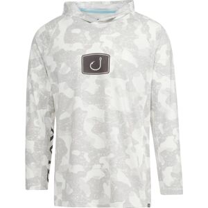 AVID Sportswear Youth Camo Airmesh Hoodie - Boy's, Shelter White, Small, YK12406SHWSM
